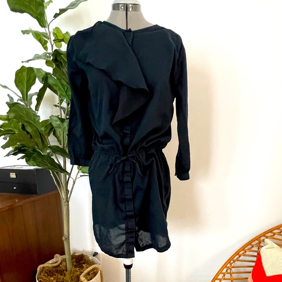 GAP black Casual Button up dress - Picture 1 of 7